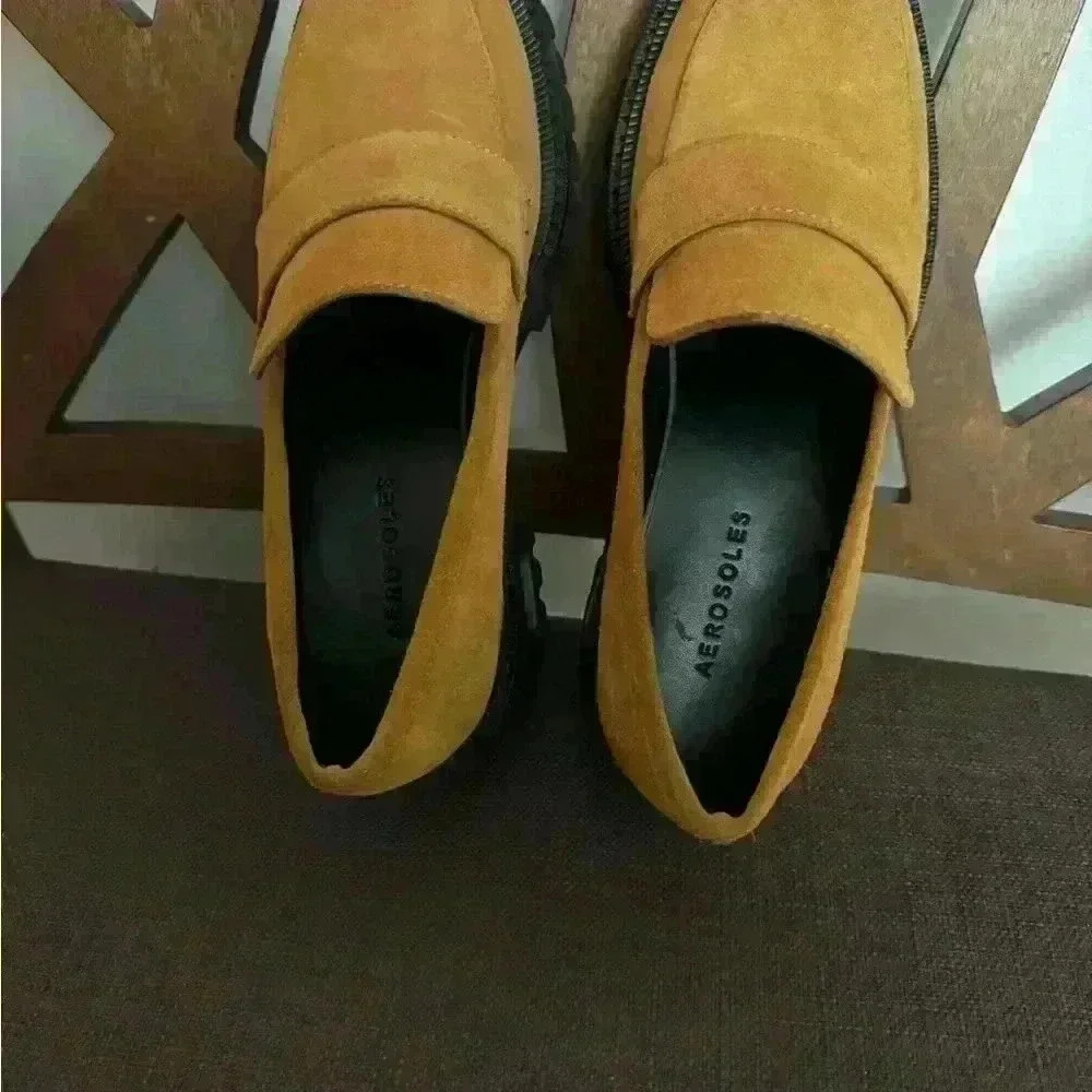 Aerosoles Rodney Women’s Suede Platform Loafer.New with out tags size 7 - Picture 8 of 12